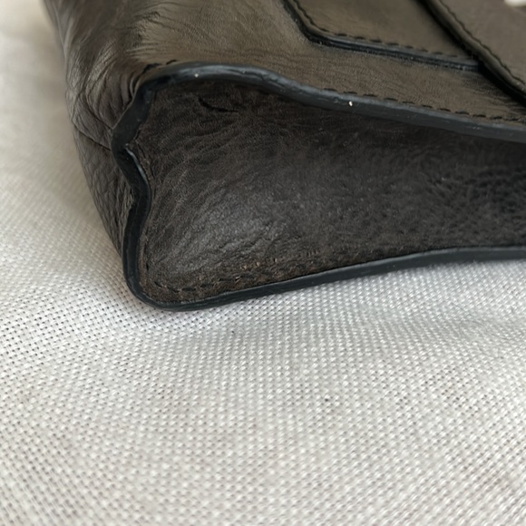 •❤️SOLD❤️Mulberry Anthony Grey Leather Messenger Crossbody Unisex Bag - Picture 15 of 16